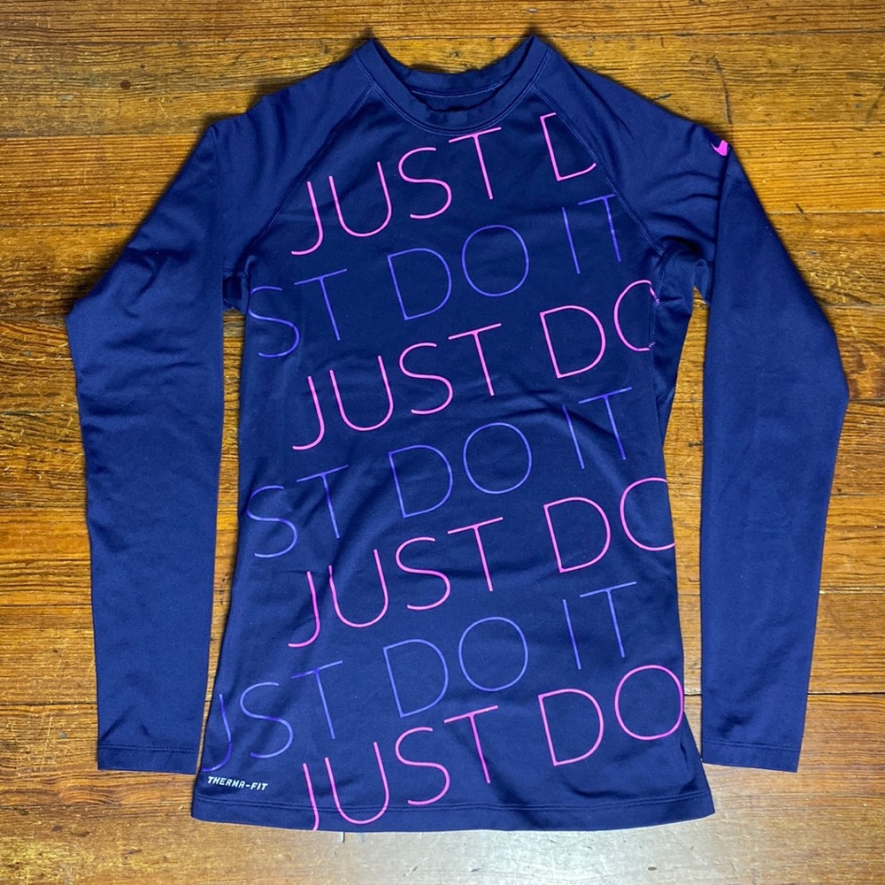 Nike Pro Combat Dri-fit Fitted Long Sleeve Therma-fit #107N